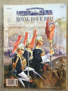 The Illustrated London News Royal Issue 1992 Queen Elizabeth Charles Diana - Picture 1 of 1