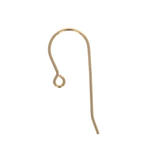 20 Stck. - Gold gefüllt Ohr Draht, Ohrring Draht, einfach, 21 Stärke Ohrring Draht, einfach GF138 - Bild 1 von 2