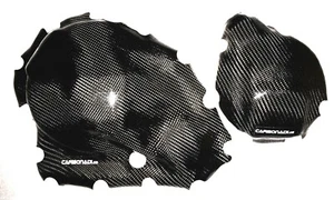 SUZUKI GSXR1000 2017 - 2024 2x COUVERCLE D'EMBRAYAGE CARBONE COUVERCLE CARBONE - Photo 1 sur 4