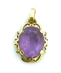 Anhänger Aus 18 Karat Gold - Amethyst - 2,73 g - Picture 1 of 1