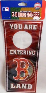 Boston Red Sox 3-D Door Hanger  YOU ARE ENTERING BOSTON RED SOX LAND - Picture 1 of 1