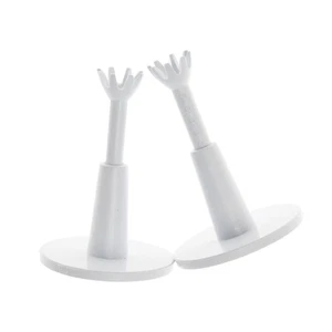 Camiseta de práctica de plástico blanco 2 piezas T205 Tees de rango ajustable - Imagen 1 de 11