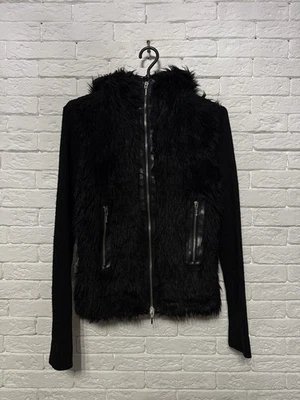 Hype Full Fur Zip Up Hoodie Hysteric Glamour LGB Slim Fit Sz M - Image 1 of 4