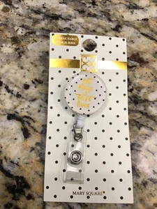 RN ID Holder Pull Tag, “EAT, sleep, save lives“ 1 “ Wide, New - Picture 1 of 2