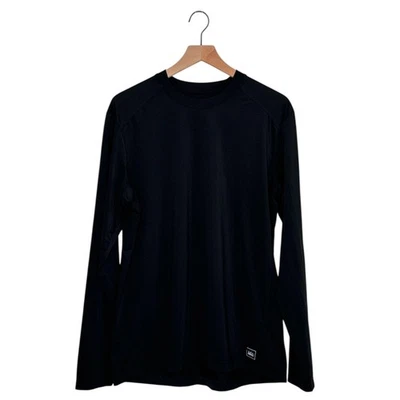 Camisa cooperativa de manga larga REI para hombre grande negra que absorbe la humedad de secado rápido Foto 1 de 4