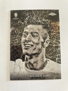 Benjamin Sesko Topps Chrome Euro 2024 Slovenia Manchester Berlin At Night - Bild 1 von 2