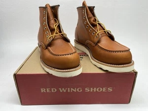 Stivali mocassini Red Wing (UK 9) Oro Legacy 875 Heritage stivali in pelle 6" USA marrone - Foto 1 di 14