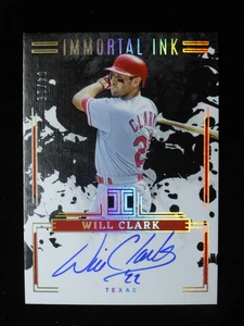 2025 Panini Will Clark Impeccable Immortal Ink Holo Gold On-card Auto /10 - Picture 1 of 6