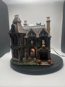 Lemax Pumpkin Hollow Halloween Alford Mansion Lighted Haunted House - Picture 1 of 11