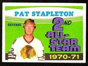 1971 - 72  OPC O Pee Chee # 258  PAT STAPLETON   ALL STAR    VG-EX - Picture 1 of 2