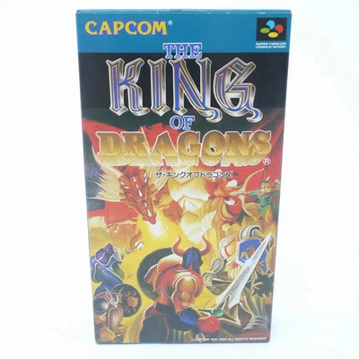 THE KING OF DRAGONS Nintendo Super Famicom Japan Import Free shipping FedEx DHL - Image 1 of 4