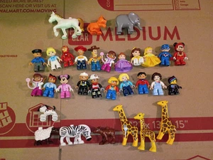 Lego Duplo Action Figuren Konvolut 36 Stück: viele selten! Strumpfwaren! - Bild 1 von 4