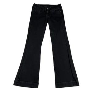 Jeans donna nero bootcut True Religion taglia 30 x 33 - Foto 1 di 9