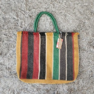 Bolso de Mano Tejido Roller Rabbit Isleta Verde - Imagen 1 de 13