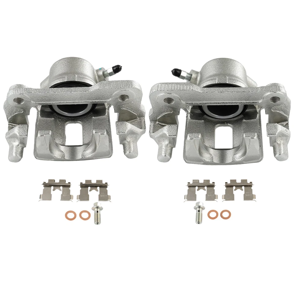 Brake Calipers w/ Bracket Front Pair For 1989-1992 Chevrolet Tracker L4 1.6L - Image 1 of 4