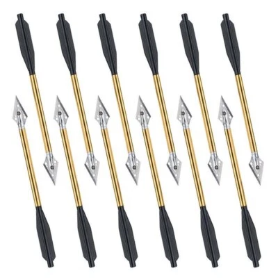 Crossbow Bolts Arrows 6.3 inch Hunting Arrow for Pistol Mini Crossbow 50-80lbs - Image 1 of 4