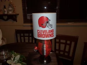 LAMPADA DA TAVOLO CALCIO LEVELAND BROWNS (ARTIGIANALE) - Foto 1 di 7