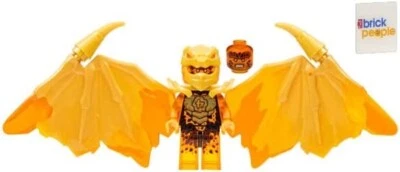 Минифигурка LEGO Ninjago Crystalized: Cole Golden Dragon с хрустальным мечом - Изображение 1 из 4