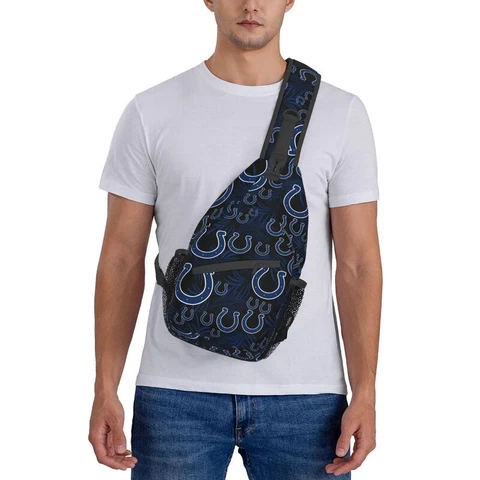 Indianapolis Colts Fans Cross Chest Bag Diagonally Travel Full Print Backpack Cover