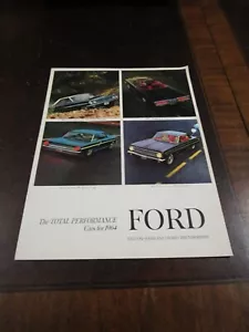 1964 Ford Thunderbird other dealer brochure - Picture 1 of 2