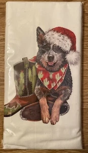 Australian Cattle Dog Flour Sack Kitchen Towel 30" NEW Nature Works USA - Picture 1 of 4