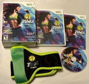 Zumba Fitness 2 (Nintendo Wii, 2011) Complete Big Box with Fitness Belt - Picture 1 of 7
