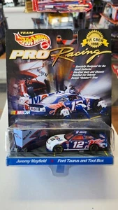 Hot Wheels Pro Racing Pit Crew 1998 Jeremy Mayfield #12 Ford Taurus & Tool Box - Picture 1 of 4