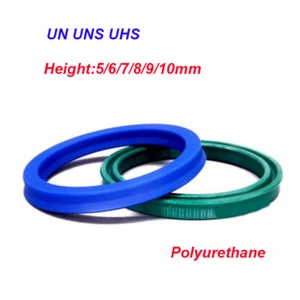 UN/UNS/UHS PU Piston Hydraulic Rod Oil Seal Ring Polyurethane Seal Height 5-10mm - Picture 1 of 10