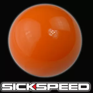 ORANGE GUMBALL KNOB & ADAPTER FOR CORVETTE AUTO/AUTOMATIC GEAR SHIFT LEVER K29 - Picture 1 of 1