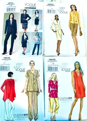U PICK! VOGUE DRESS SKIRT PANTS JACKET TOP Sew Pattern ~UC/FF  - Image 1 of 4