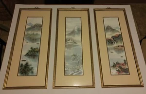 Artist Anton Wang Mountain and lake Framed and Numbered Prints. Qty 3 - Picture 1 of 12