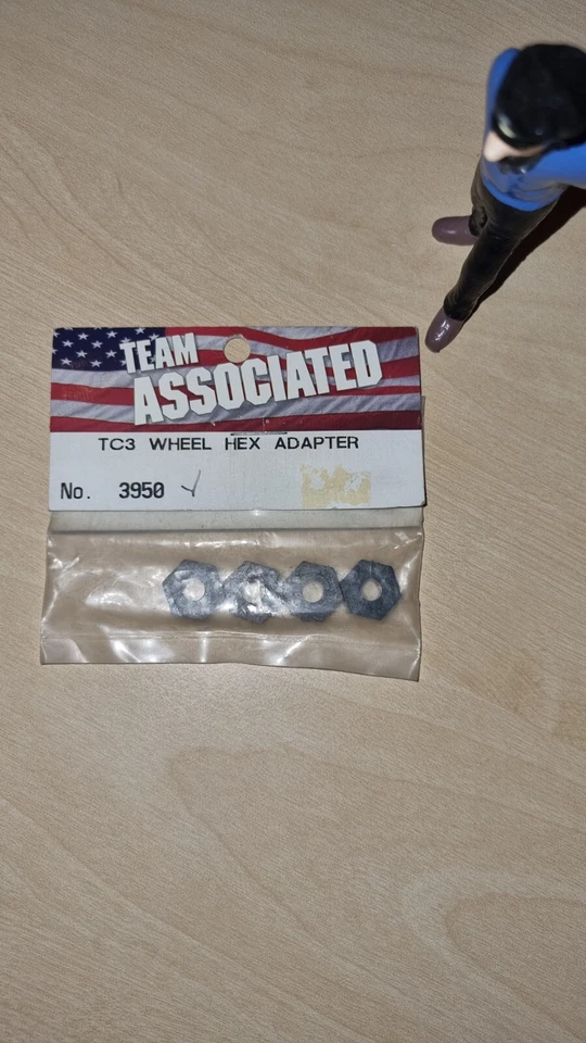 Team Associated 3950 NTC3 TC3 Wheel Hex Adapters ASC3950 Associated  NIP - Photo 1/1