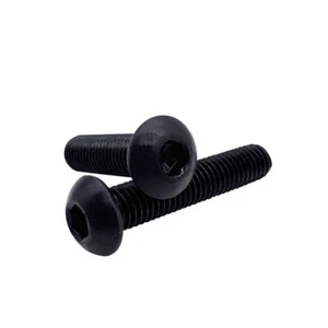 12.9 Black Steel ISO7380 Hex Socket Bolts Button Head Screws M3 M4 M5 M6 M8 M10 - Picture 1 of 5