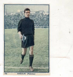 FIGURINA CALCIATORI da ritaglio PALERMO ANZOLIN NR 196 X album s.e.s.s.1959-60 - Picture 1 of 1