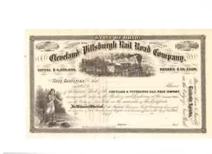 Cleveland and Pittsburgh Railroad Company 18__ - Bild 1 von 1