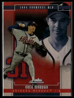 2004 Fleer Showcase #87 Greg Maddux - Image 1 of 2
