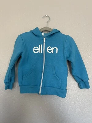 Ellen Degeneres Kids Hoodie Zip Up Sweatshirt Size 4 - Image 1 of 4