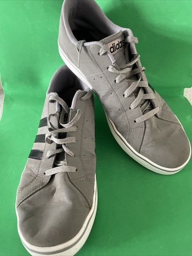 ADIDAS Scarpe da ginnastica stringate grigie da uomo taglia 11