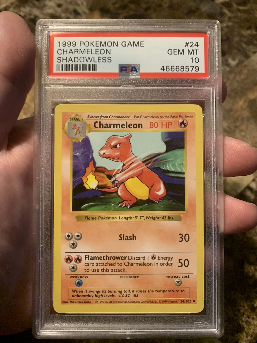 Charmeleon Pokémon TCG Shadowless Individual Collectible Card Game
