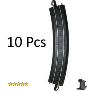 Bachmann HO Scale ~ 18" Radius Curve E-Z Track ~ Black Steel Alloy ~ 44480-10 - Picture 1 of 2