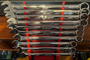 🔥Snap-on OSH710B 6 Point SAE Combination Wrench Set 10 Wrenches 5/16-7/8" - Picture 1 of 8