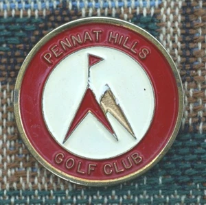 RARE_Vintage_ Pennat Hills Golf Club 1" Golf Ball Marker - Picture 1 of 1