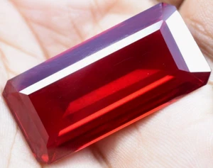 Natural 65.70 Ct Huge Blood Red Ruby Mozambique GGL Certified Treated Gemstone - Picture 1 of 11