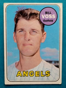 1969 Topps #621 Bill Voss California Angels Baseball Card EX - Picture 1 of 2