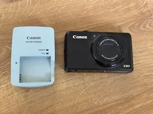 Canon PowerShot S90 Digital Camera Flash Issues, Clicking Noise AS-IS NO returns - Picture 1 of 18