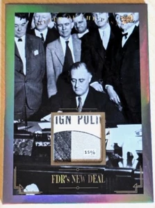 2023 PIECES OF THE PAST - HISTORICAL PREMIUM EDITION - FDR 'S NEW DEAL - Picture 1 of 11