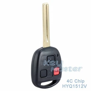 for Lexus LX470 1998 1999 2000 Keyless 4C Remote Key Fob HYQ1512V- Long Blade - Picture 1 of 6