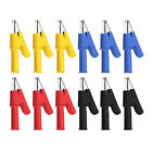 12pcs Crocodile Clip 30A Electric Fully Insulated Anti Drop For Multimeter Test