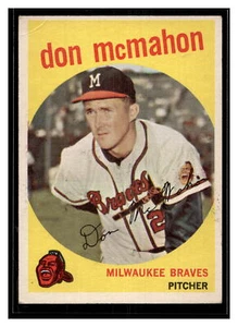 1959 Topps #3 Don McMahon - Bild 1 von 2