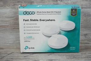 TP-Link Deco M5 AC1300 Whole Home Mesh Wi-Fi System 2.4GHz/5GHz Up To 4500Sq - Picture 1 of 6